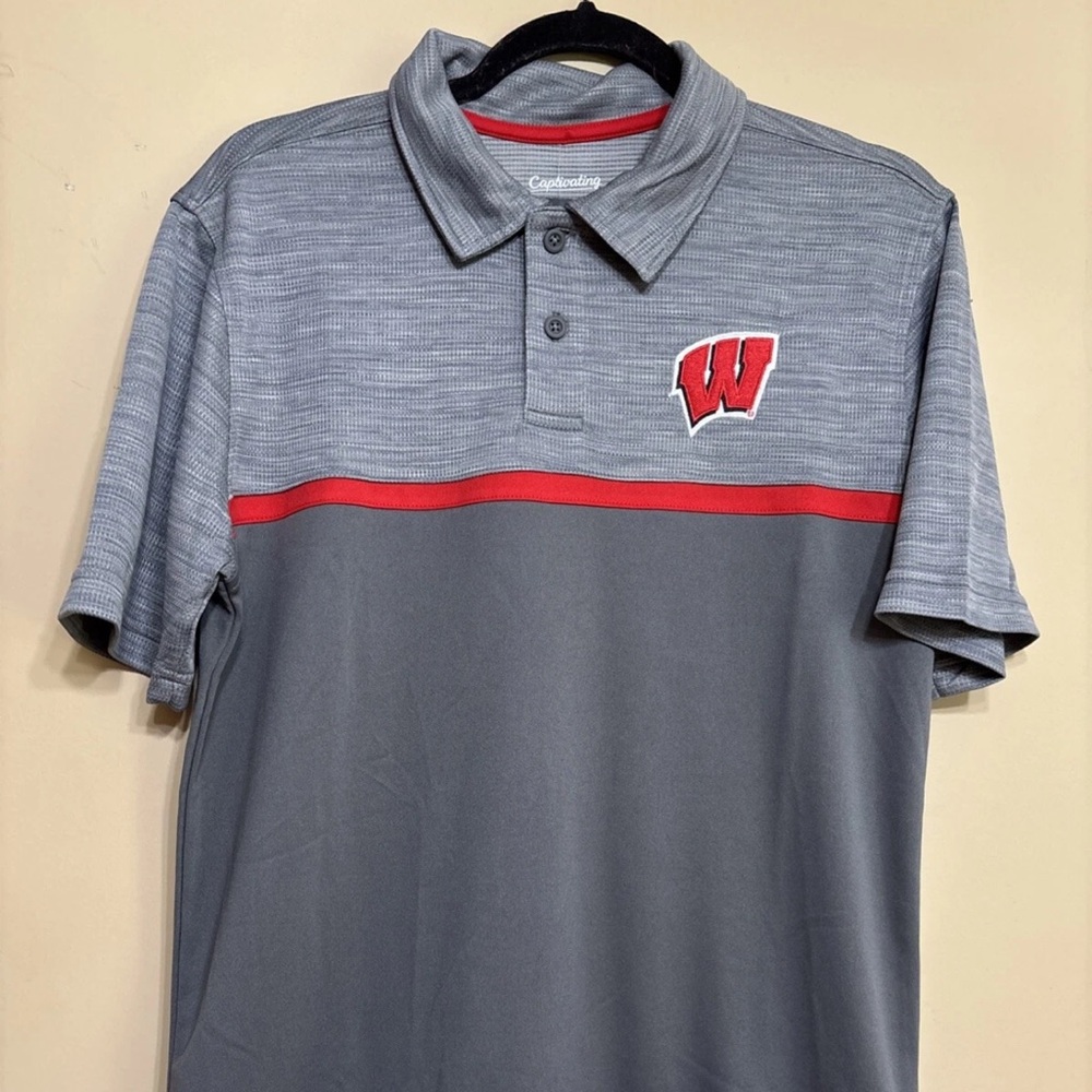 University of Wisconsin Badgers Polo Shirt Size XL